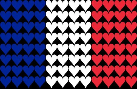 French flag Stock Illustration