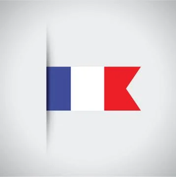 French flag Stock Illustration