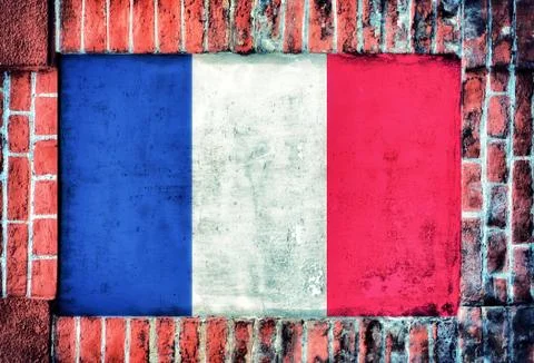 French flag Stock Photos