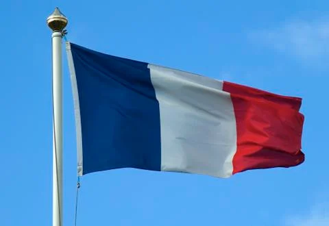 French Flag Foto stock