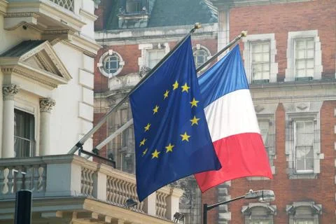French flag Stock Photos