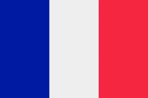 French flag vector icon. Flag of France. Stock Illustration