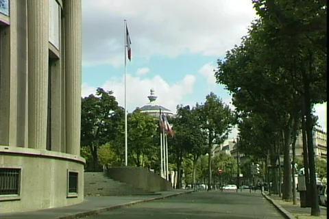 French Flags Vídeo Stock 817680