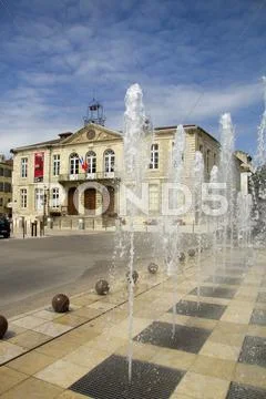 French fountains Stock Photos