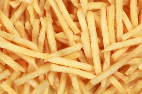 French fries background Stock Photos