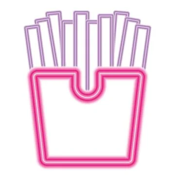 French fries design Stock Illustration