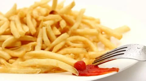French fries Video stock 10750752