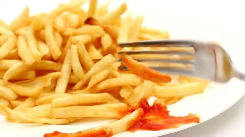 French fries Video stock 10750764