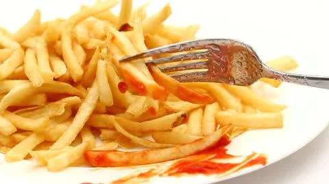 French fries Video stock 10750780