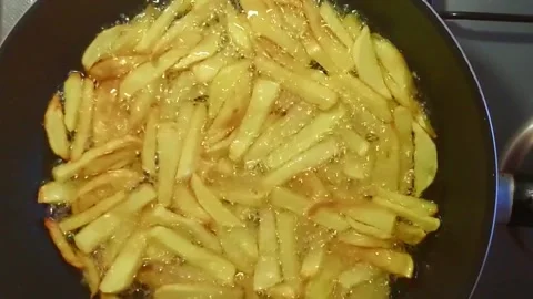 French Fries Video stock 217676419