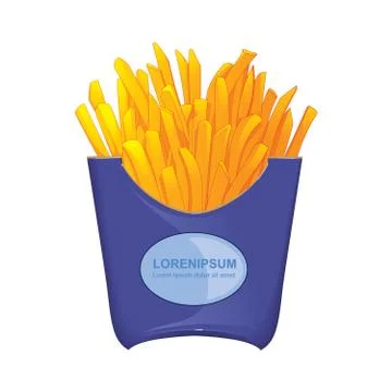 French fries Stock Illustration