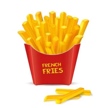 French fries Иллюстрация