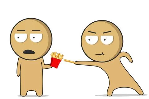 French fries Stock Illustration