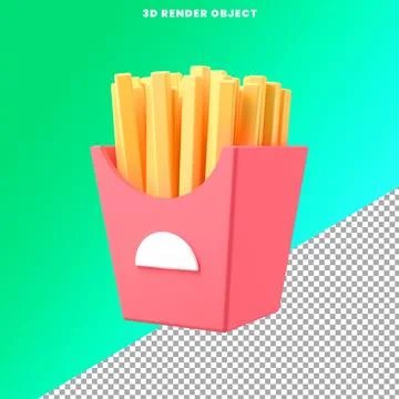 French Fries Stock Illustration