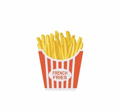 French fries Stock Illustration