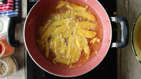 French fries making Stock Footage 282391559