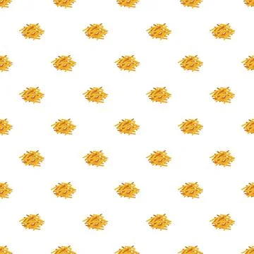 French fries pattern creating a seamless fast food background 스톡 일러스트