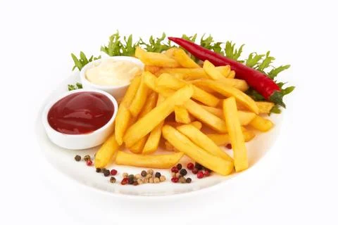 French fries Stock Photos