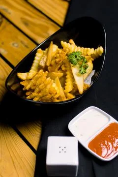 French fries Stock Photos