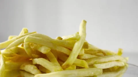 French Fries Rotating 360 Degrees Stock Footage 340185934