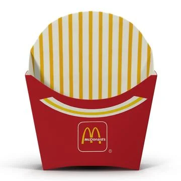 French Fry Boxes McDonalds 3D Models Collection ~ 3D Model #91425506