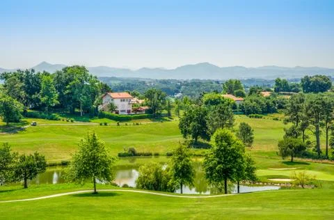 French golf course. Stock-Fotos