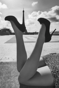 French heels Stock Photos