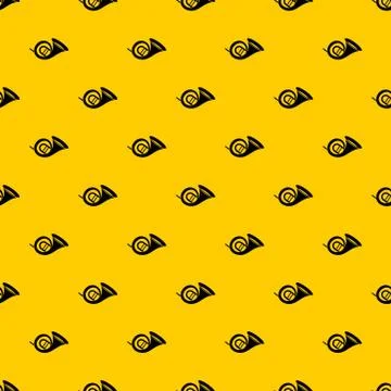 French horn pattern vector Illustrazione stock