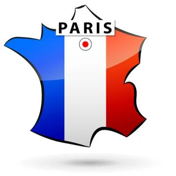 French icon Illustrazione stock