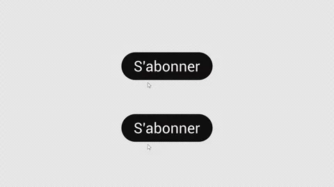 French Language Black Subscribe Button Pack - 4K Alpha Stock Footage 329617043