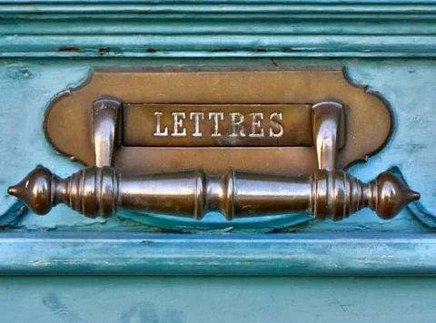 French letter box Stock Photos
