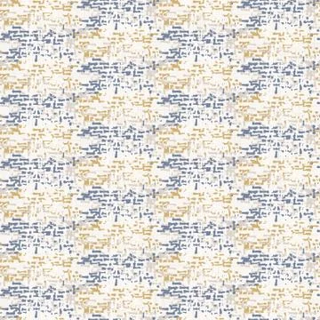 French linen vector broken wave stripe texture seamless pattern. Rough brush Stock Illustration