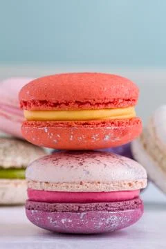 French Macaron Stock Photos
