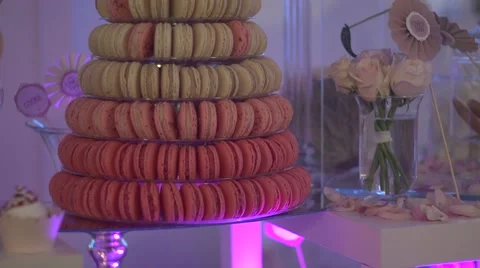French Macarons Stock Footage 50040682