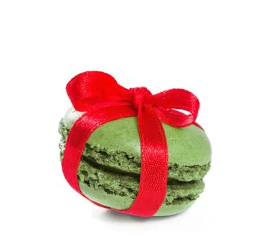 French macarons. isolate on white background Stock Photos