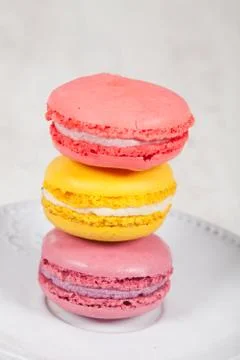 French macarons Stock Photos