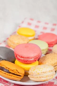 French macarons Stock Photos
