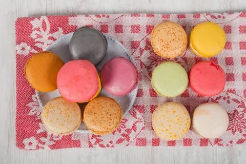 French macarons Stock Photos