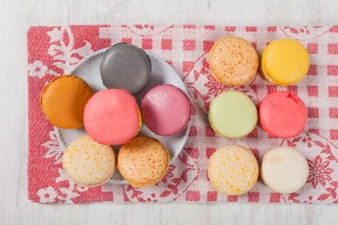 French macarons Stock Photos