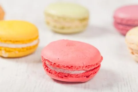 French macarons Stock Photos
