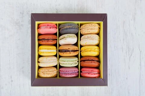 French macarons Stock Photos