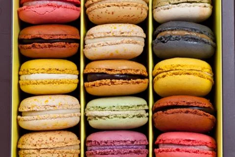 French macarons Stock Photos