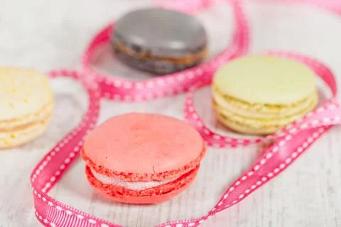 French macarons Stock Photos