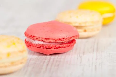 French macarons Stock Photos