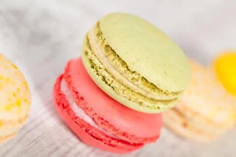French macarons Stock Photos