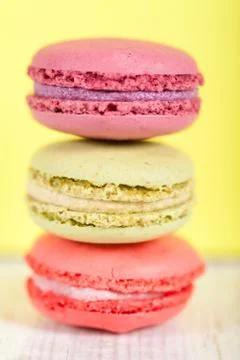 French macarons Stock Photos