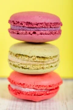 French macarons Stock Photos