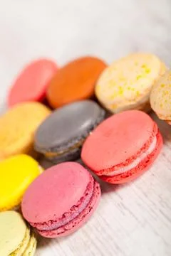 French macarons Stock Photos