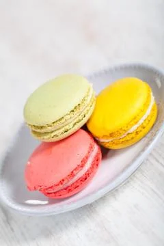 French macarons Stock Photos