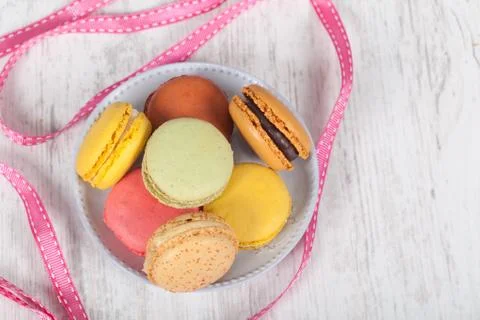 French macarons Stock Photos